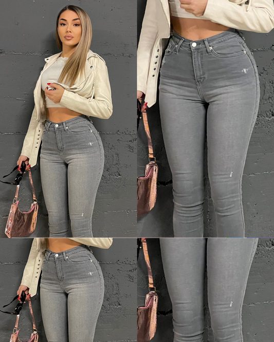 Farmerke dubokog struka sa uskim nogavicama 509/97