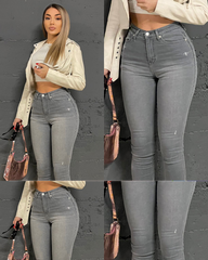 Farmerke dubokog struka sa uskim nogavicama 509/97