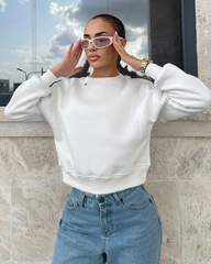 Ženski beli duks 0790