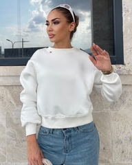 Ženski beli duks 0790