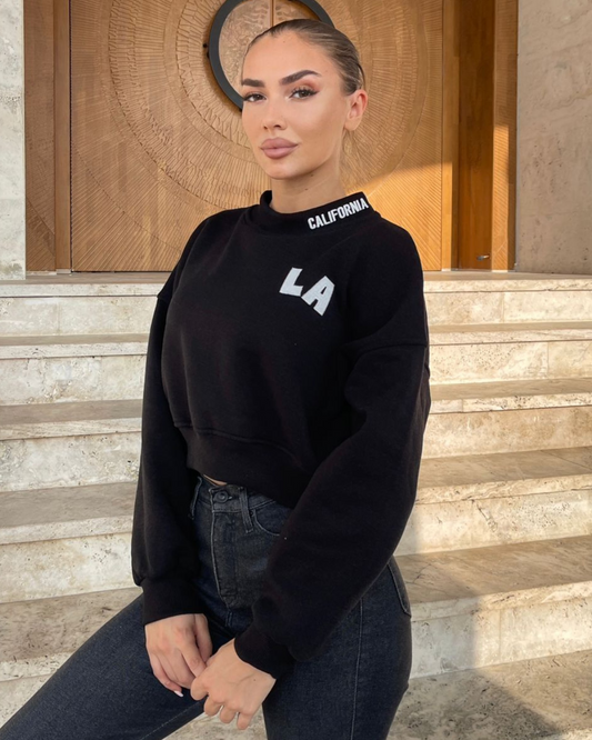 Ženski duks crni LA0972