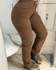 Cargo Fit Džeparke 617 u Braon boji