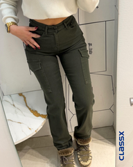 Cargo Fit Džeparke 617 u Maslinasto zelenoj boji