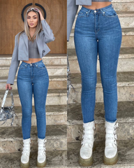 Farmerke dubokog struka sa uskim nogavicama 509/82