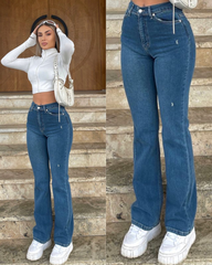 Farmerke dubokog struka sa zvonastim nogavicama 508/135