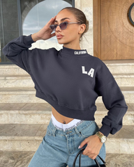 Ženski duks sivi LA0792