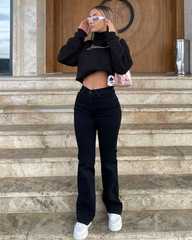 Farmerke dubokog struka sa zvonastim nogavicama 508/102