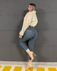 Farmerke dubokog struka sa push-up efektom 512/4