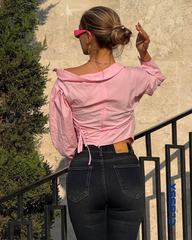 Klasične zvonarice sa visokim strukom i laganim izbledelim detaljima 508/13