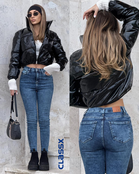 Klasične farmerke uskog kroja sa elastinom 509/100