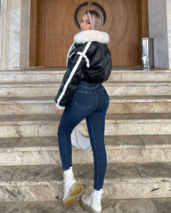 Farmerke dubokog struka sa uskim nogavicama 509/67