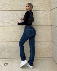 Farmerke ravnih širokih nogavica 507/6