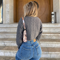 Farmerke dubokog struka sa zvonastim nogavicama 508/18