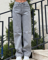 Farmerke visokog struka sa širokim nogavicama 611/43