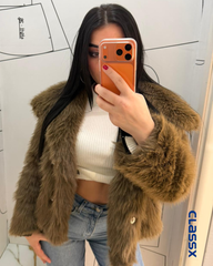 Maslinasto braon bunda