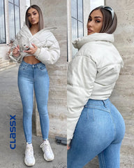 Svetle farmerke dubokog struka sa push-up efektom 512/5