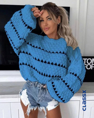 Moderni džemper PLAVI