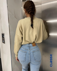 Farmerke dubokog struka sa zvonastim nogavicama 508/22