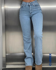 Farmerke dubokog struka sa zvonastim nogavicama 508/22