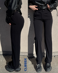 Elegantne crne pantalone