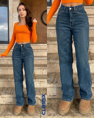 Ženske farmerke širokih nogavica 611/118e