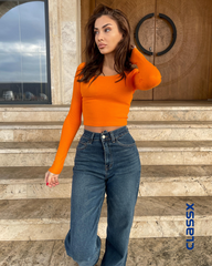 Ženske farmerke širokih nogavica 611/118e