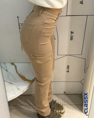 Cargo Fit Džeparke 617 u oker boji