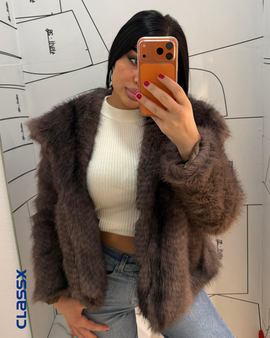 Premium sivo-braon bunda