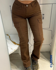 Cargo Fit Džeparke 617 u Braon boji