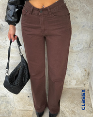 Klasične farmerke sa ravnim nogavicama 611 BROWN