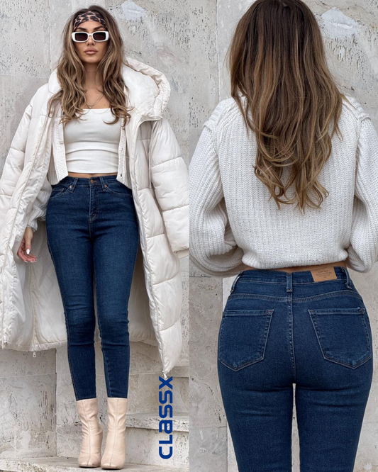 Klasične farmerke uskog kroja sa elastinom 509/37