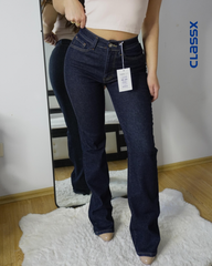 Push-up farmerke sa zvonastim nogavicama 518D