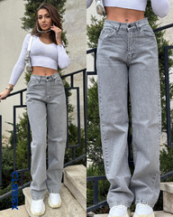 Farmerke visokog struka sa širokim nogavicama 611/43