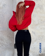 Klasične zvonarice sa visokim strukom i prednjim džepovima 538/2